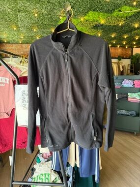 Eddie Bauer Black Women’s Full-Zip Fleece Jacket A091